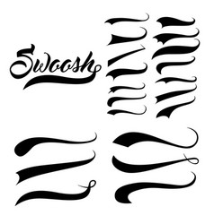 Underline Swishes Tail Collection Swoosh Element