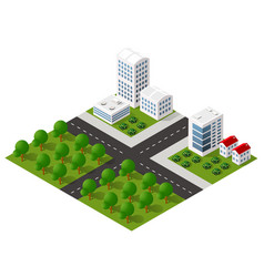 Isometric Urban Megalopolis Top View Of The City