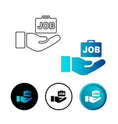 Abstract Employment Icon