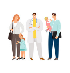 Family Doctor Characters Icons