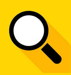 Magnifying Glass Icon Shadow Zoom Find Focus