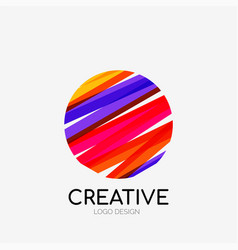 Modern Abstract Logo Design Geometric Art