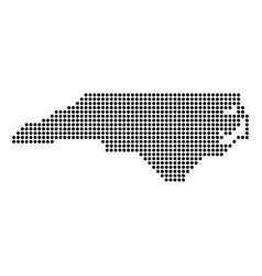 North Carolina Map Shape United States Of America