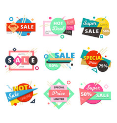 Sale Material Design Geometric Icon Set