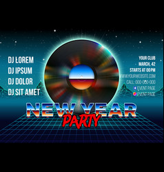 New Years Party Invitation Poster Or Flyer