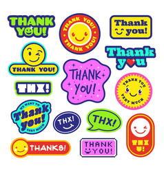 Thank You Stickers Thanks Sticker Collection