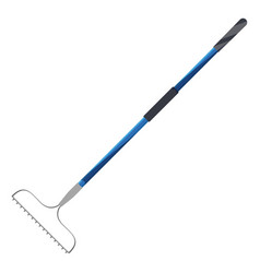 Gardening Rakes On A White Background