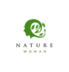 Woman Leaf Logo Design