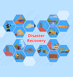 Disaster Recovery Program Banner Infographic Plan