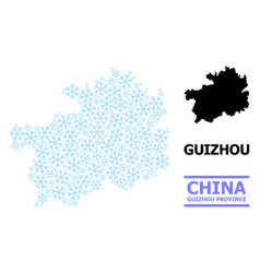 Frost Composition Map Guizhou Province