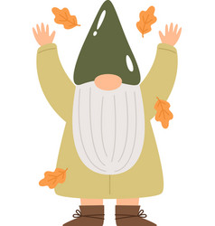 Gnome With Leaves