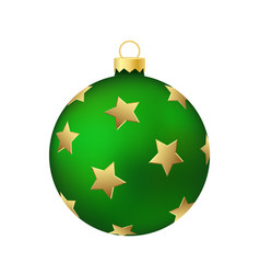 Green Christmas Tree Toy Or Ball Volumetric