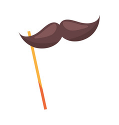 Moustache In Stick Fools Day