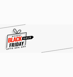 Black Friday Biggest Sale Poster In 3d Gift Box