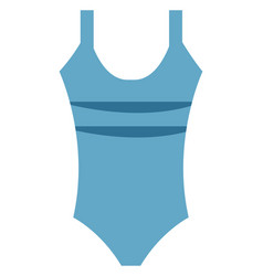 Girl Swimming Suit On A White Background