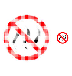 Halftone Dotted No Smell Icon