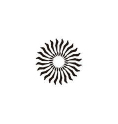 Sun Epic Geometric Symbol Simple Logo