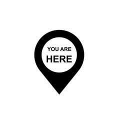 You Are Here Location Pointer Pin