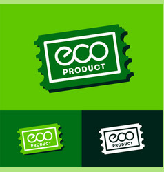 Eco Icon Emblem Organic Products