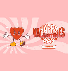 Horizontal Banner For Valentines Day Funny Cute