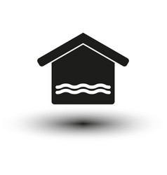 Indoor Water Pool Icon Eps