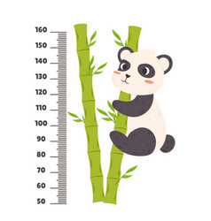 Kids Height Meter Ruler With Cute Panda