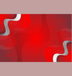 Elegant Red Wave Abstract Background Design