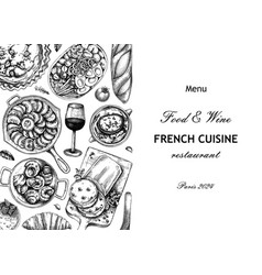 French Restaurant Menu Design Template France