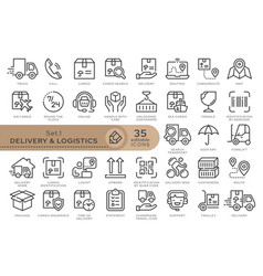 Set Icons Delivery 01