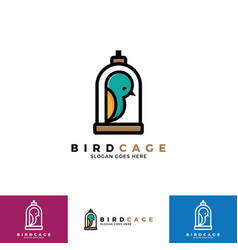 Bird In Cage Template