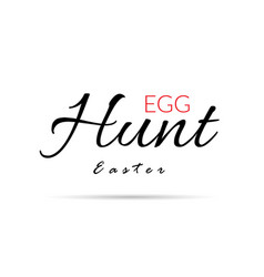 Happy Easter Background Decorative Text Egg Red