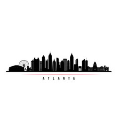 Atlanta City Skyline Horizontal Banner