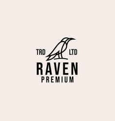 Raven Line Logo Design