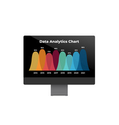 Imac Mock Up Infographic Slide Template Data