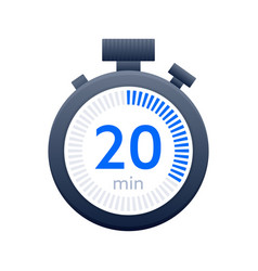 20 Min Timer And Stopwatch Icons Countdown Symbol