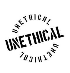 Unethical Rubber Stamp