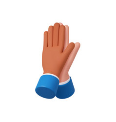 3d Character Hands Prayer Gesture