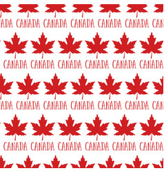 Canada Red Maple Leaf Patter