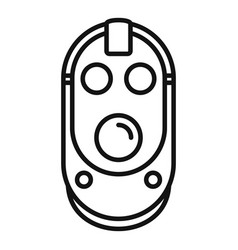 Car Remote Key Icon Outline Smart Button