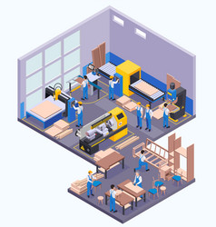 Furniture Production Isometric