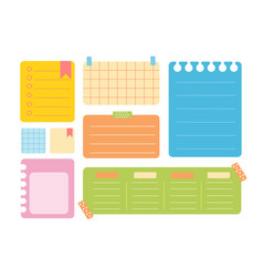 Set Of Sticky Notes Daily Planner To Do List