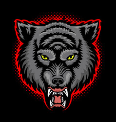 Wolf Head Mascot