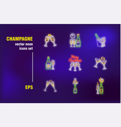 Champagne Neon Signs Collection