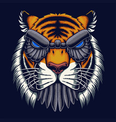 Robot Tiger Head