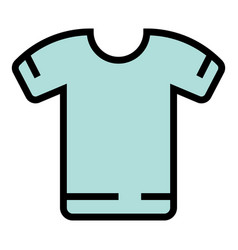 Sport Tshirt Icon Flat