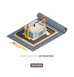 3d Printing Isometric Composition