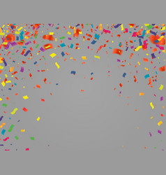 Colorful Confetti On A Gray Background Eps 10