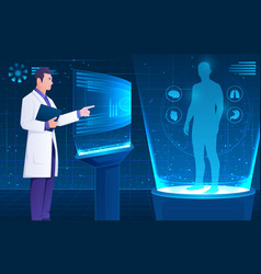 Medical Holographic Scene Doctor Is Diagnose