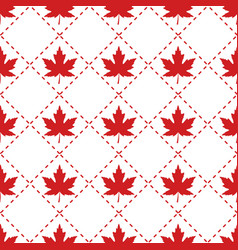 Canada Red Maple Leaf Patter