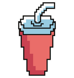 Pixel Art Soda Drink